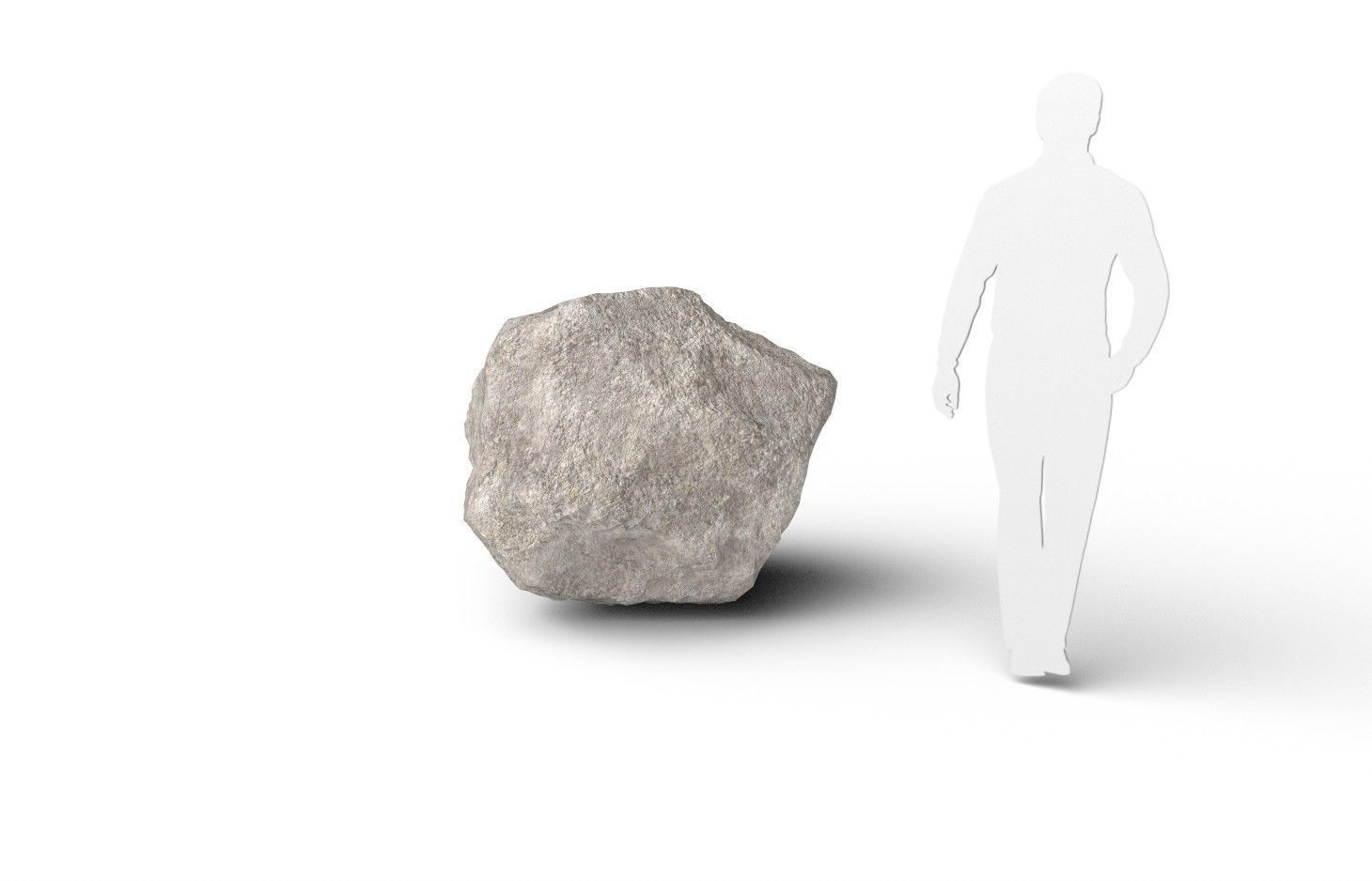 Rock M06A Low-poly 3D model_4