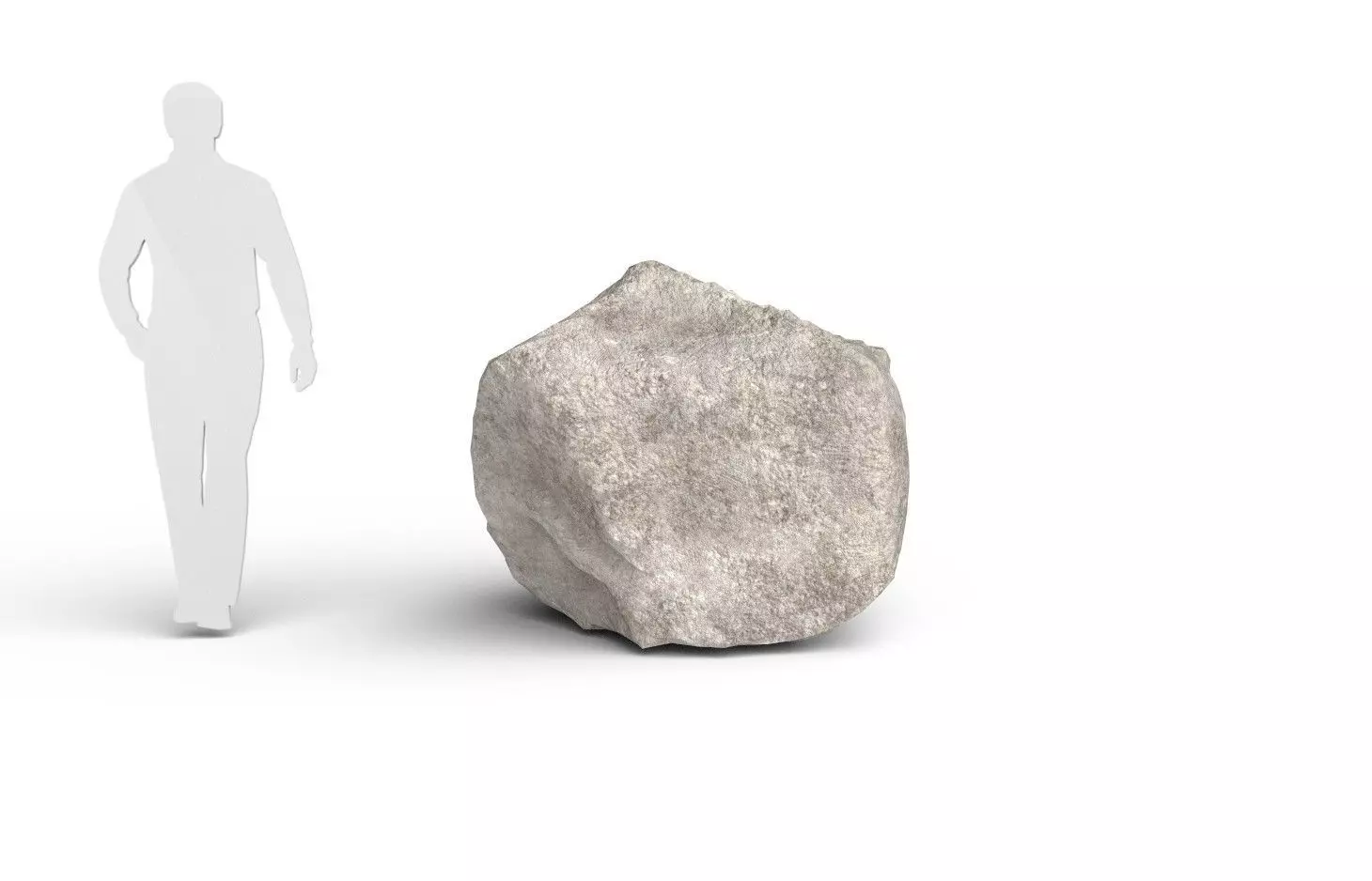 Rock M06A Low-poly 3D model_0