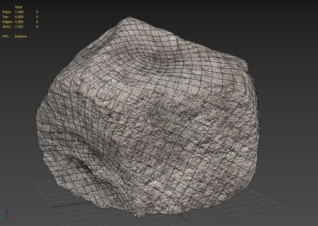 Rock M06A Low-poly 3D model_1