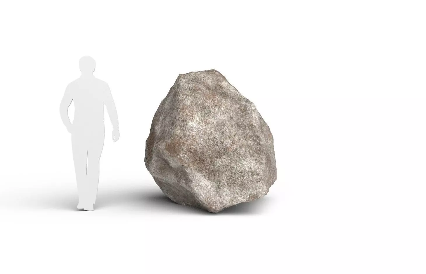 Rock M05A Low-poly 3D model_0