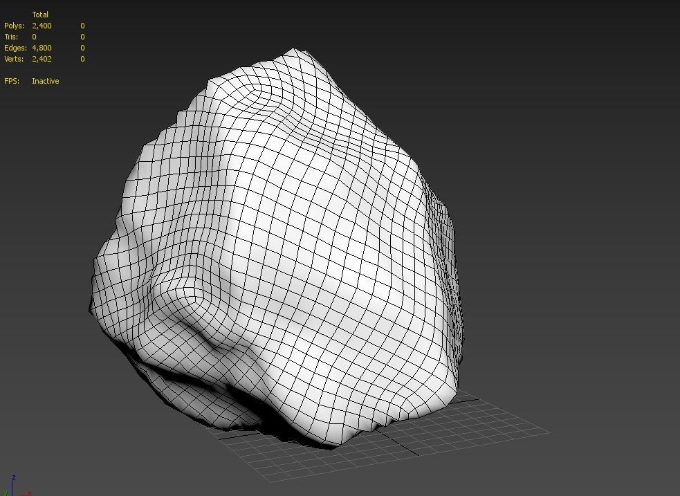 Rock M05A Low-poly 3D model_6