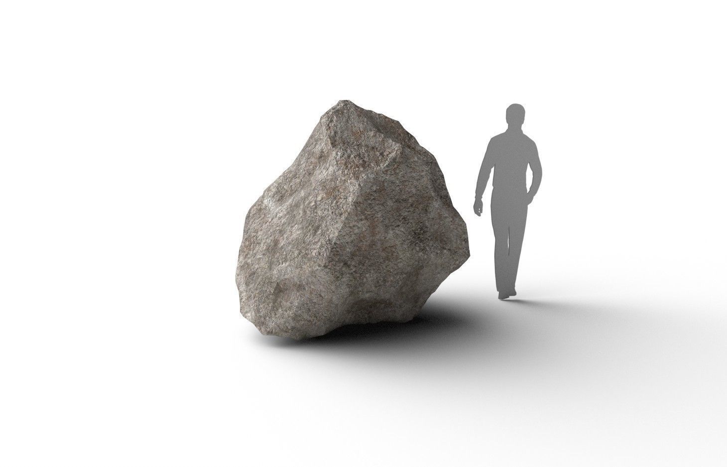 Rock M05A Low-poly 3D model_3