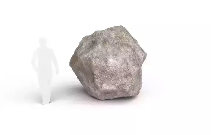 Rock M04A Low-poly 3D model