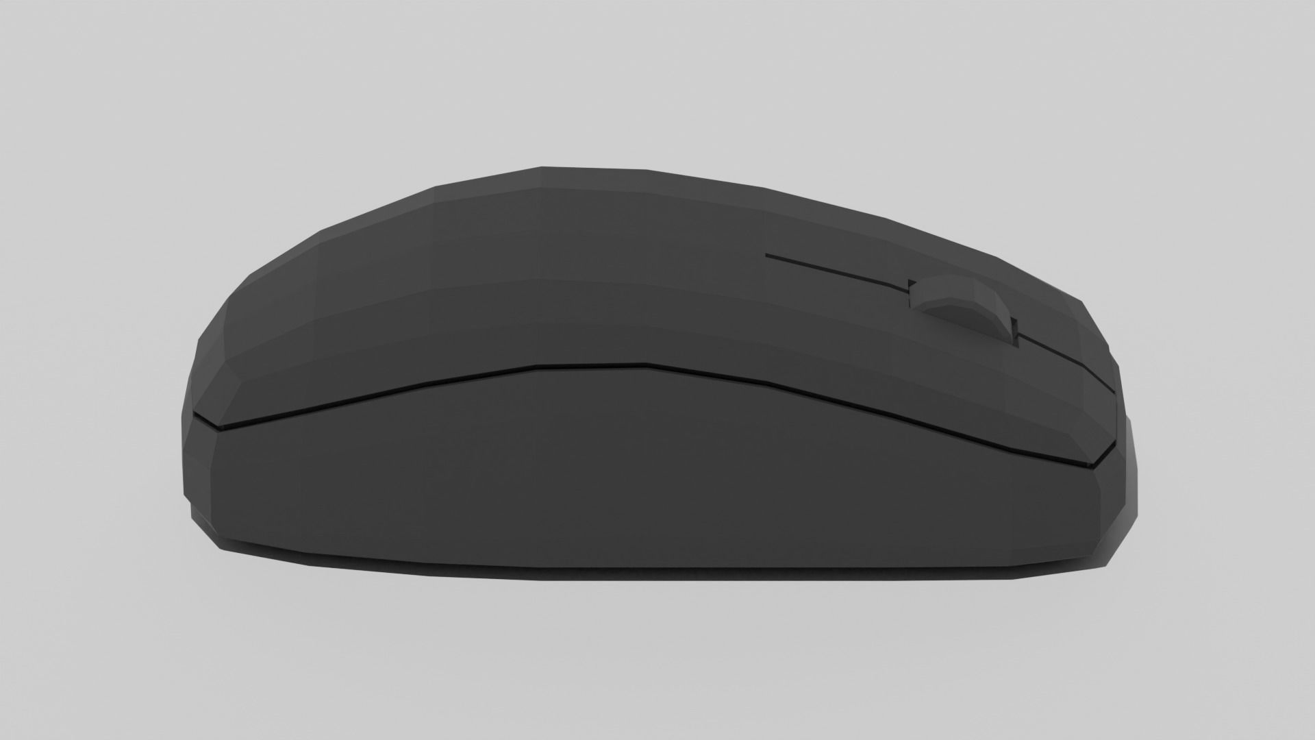 Basic Computer Set Low-poly 3D model_11