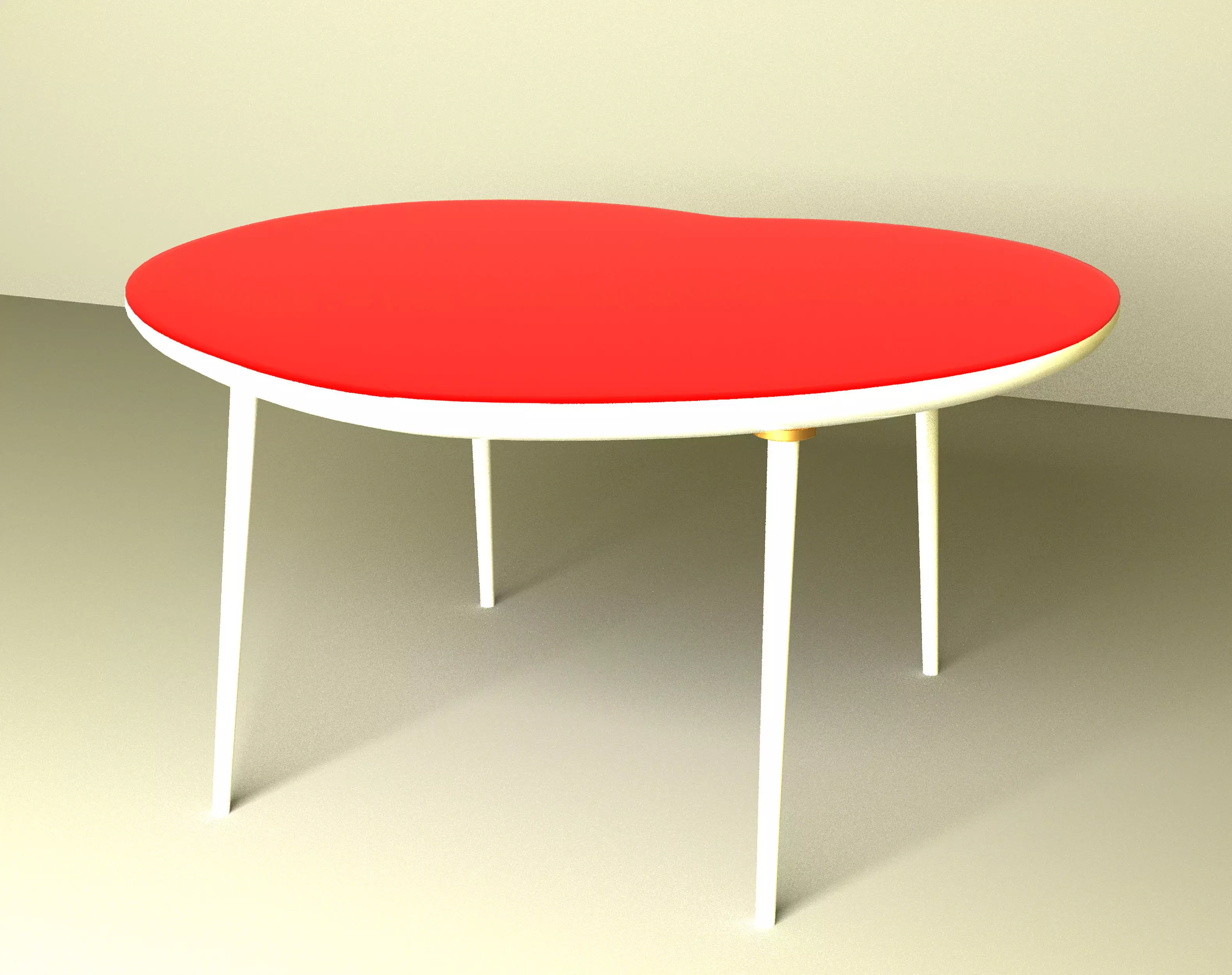 Chair Table 3D model_0