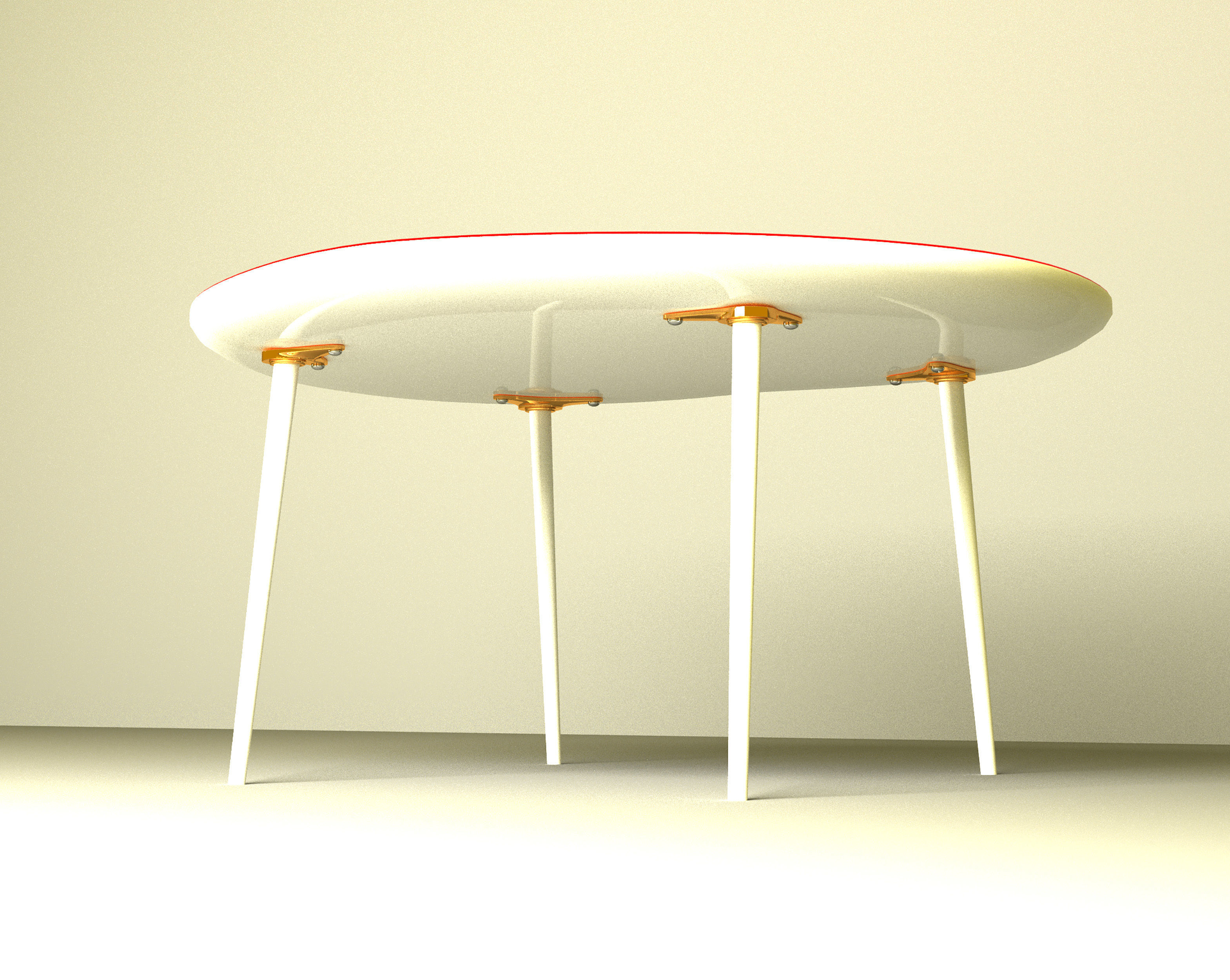 Chair Table 3D model_2