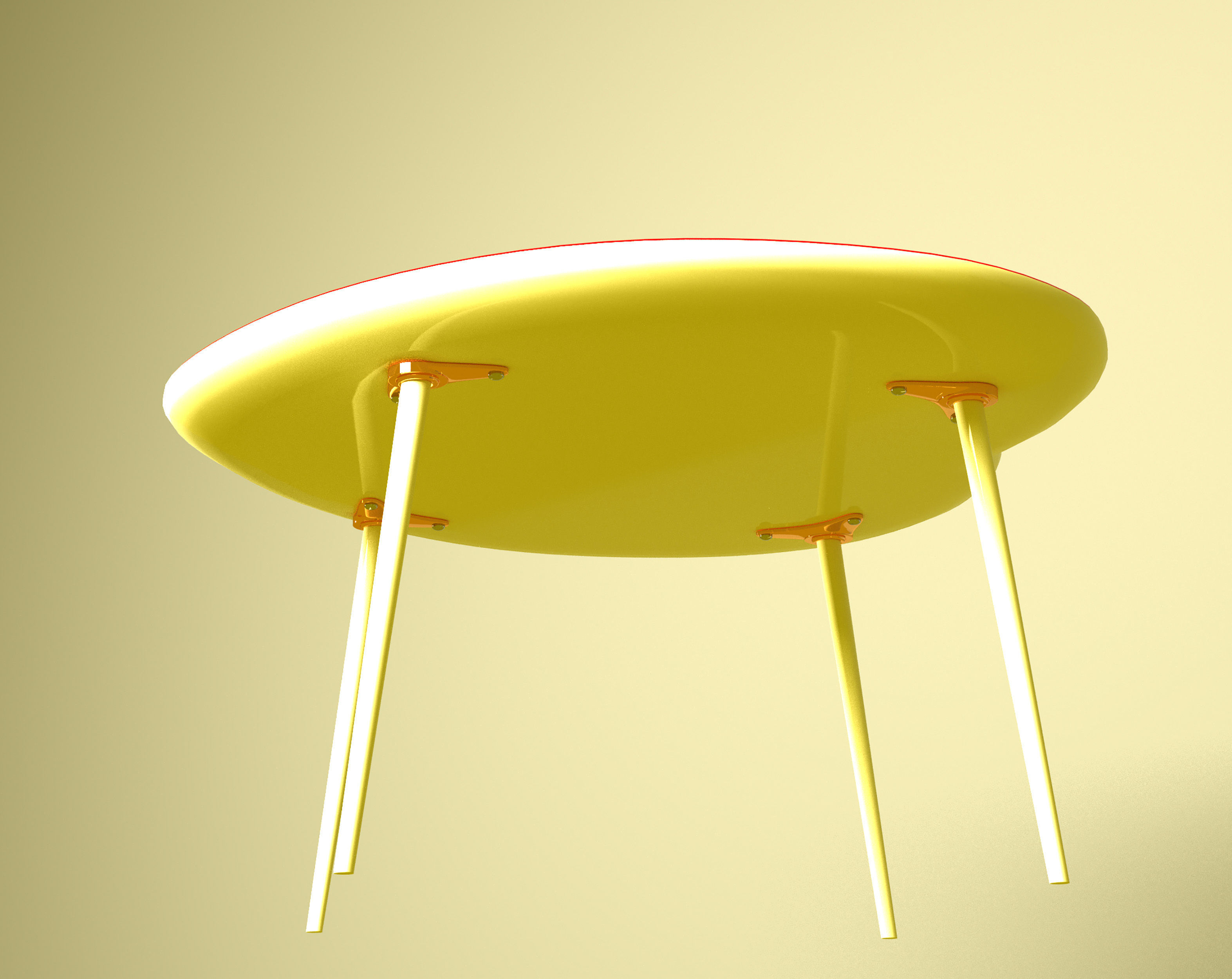 Chair Table 3D model_4
