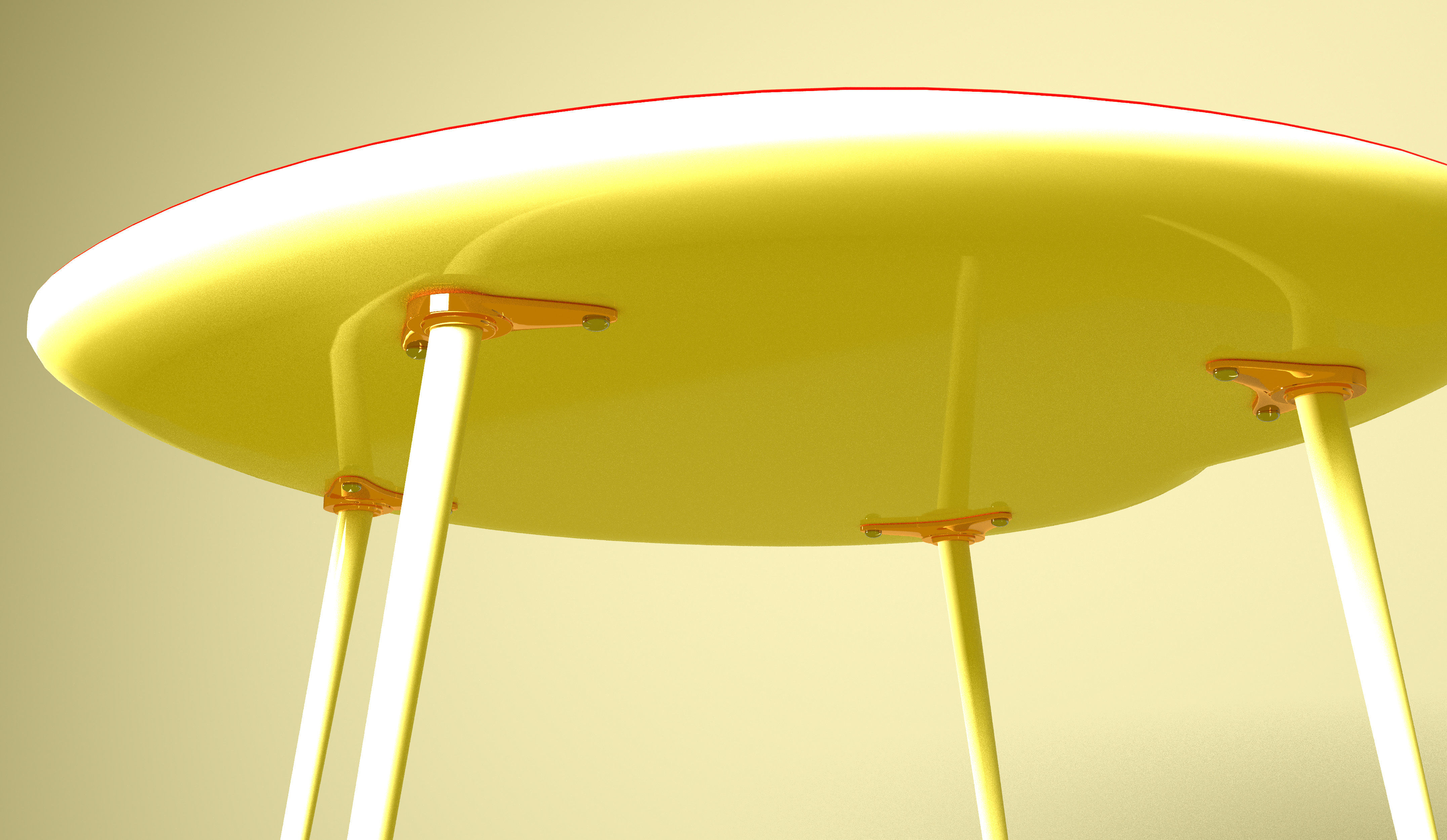 Chair Table 3D model_5