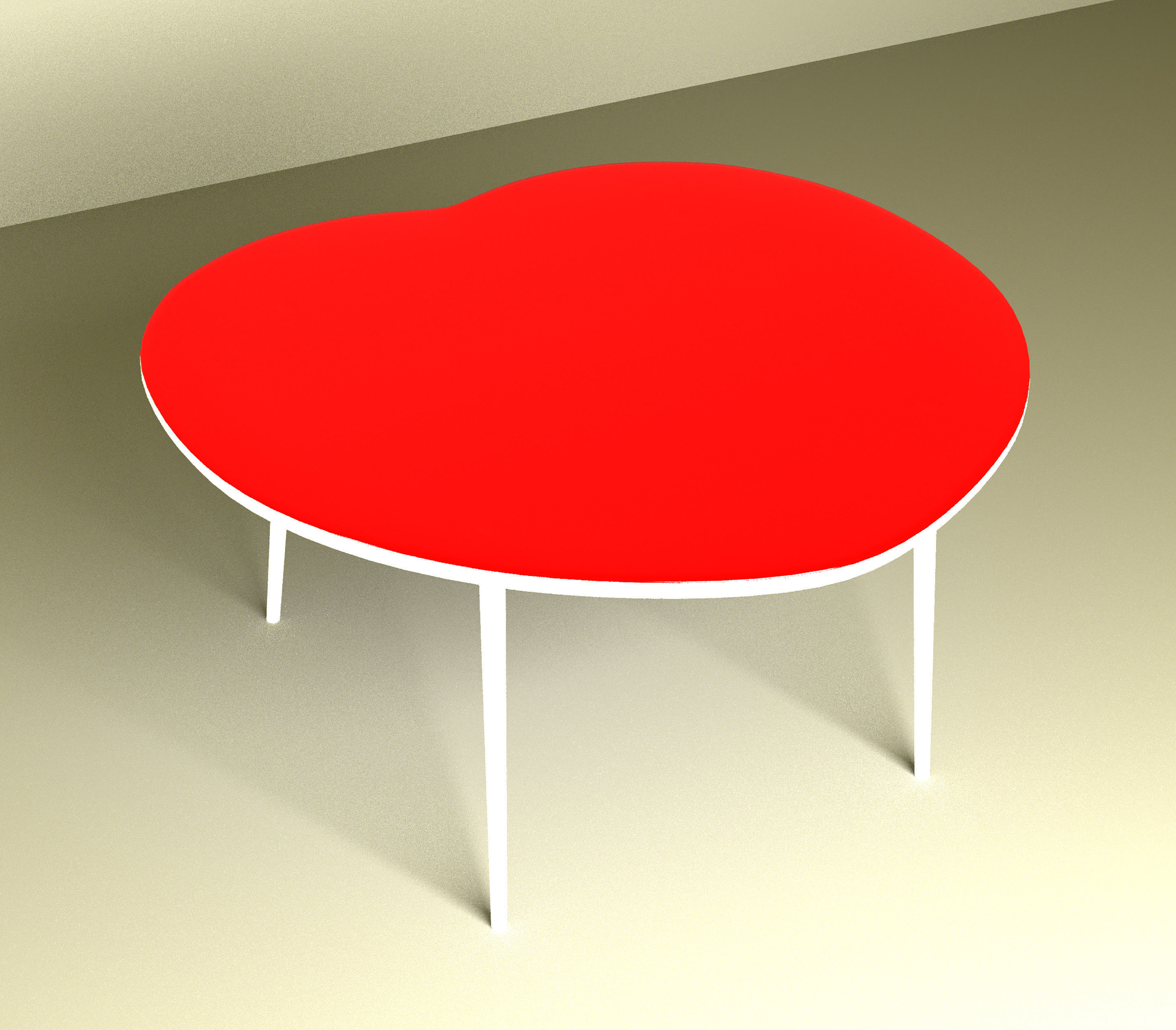 Chair Table 3D model_3
