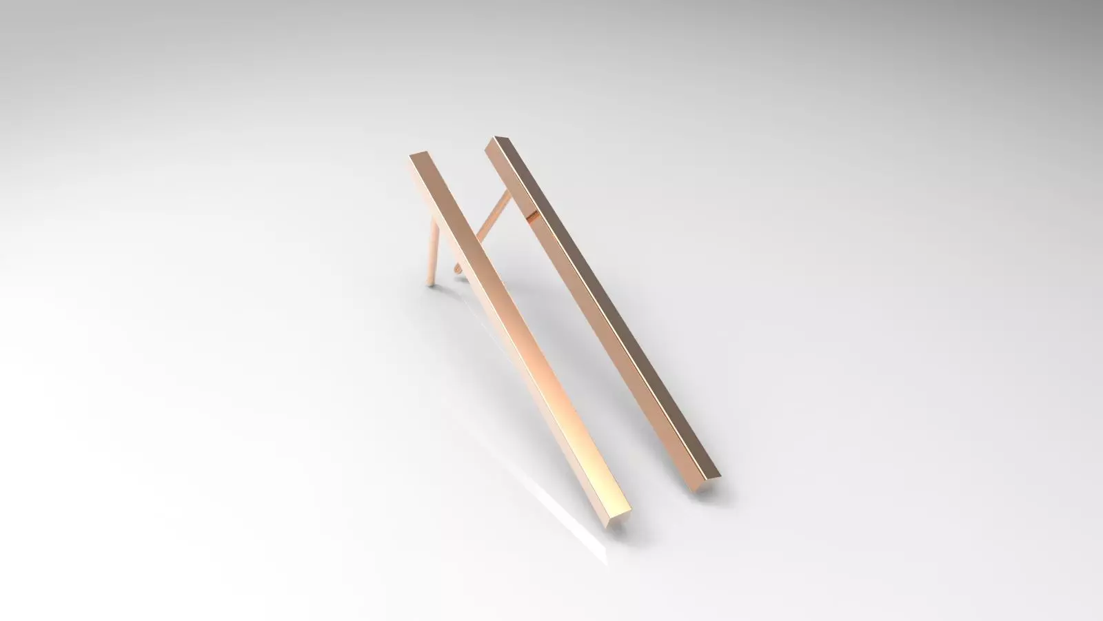 Bar earrings Free 3D print model
