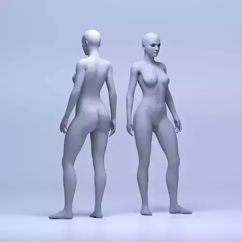 WOMAN - BASE MESH 3D model WOMAN - BASE MESH 3D model