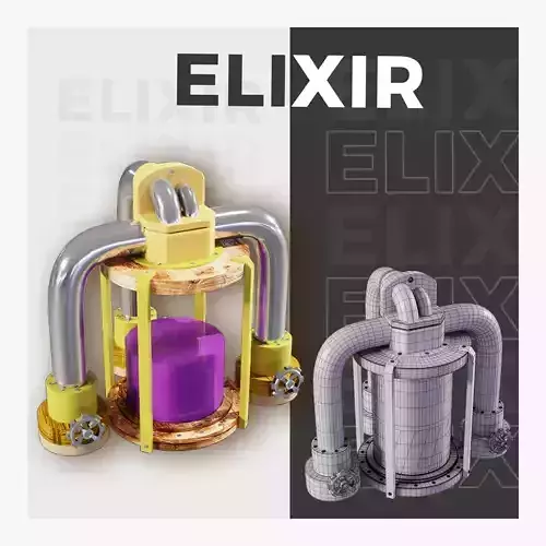 Elixir 3D model