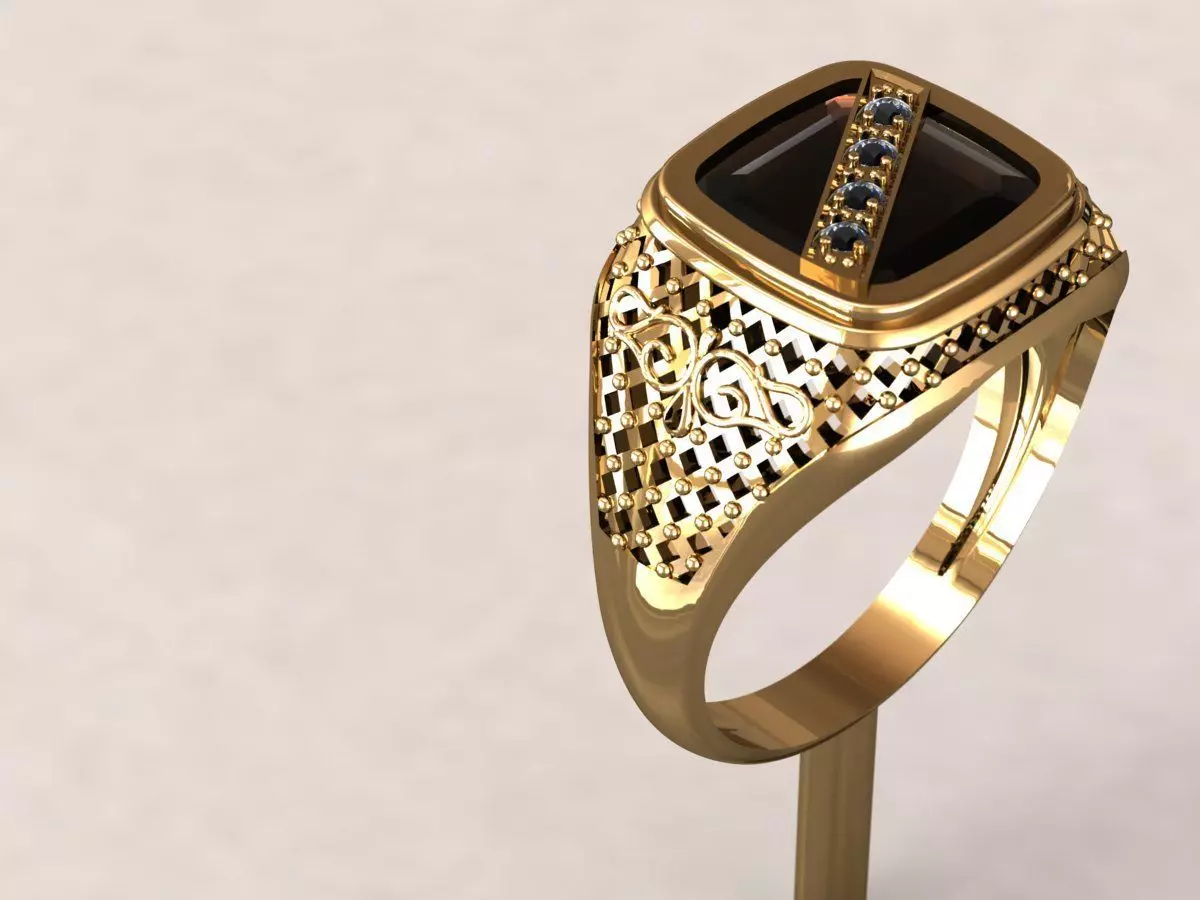 Ring men 3 3D print model