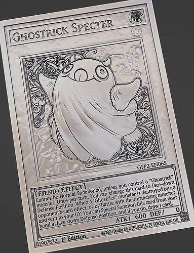 Ghostrick Specter - yuygioh Free 3D print model