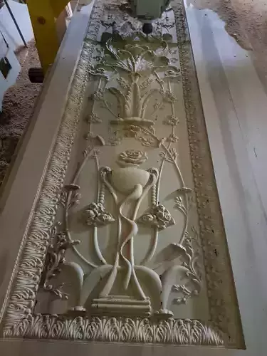 DOOR PANEL WOOD CARVED