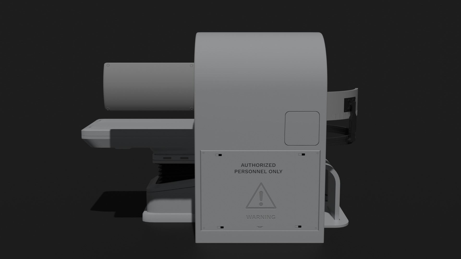 Surgical Robotic System Low-poly 3D model_7