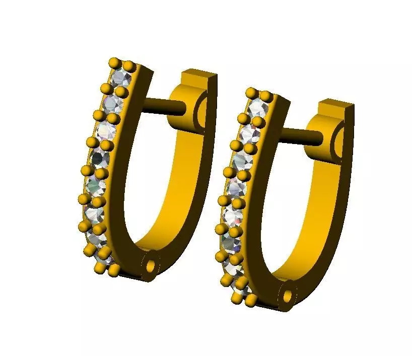 Earrings Bali Free 3D print model
