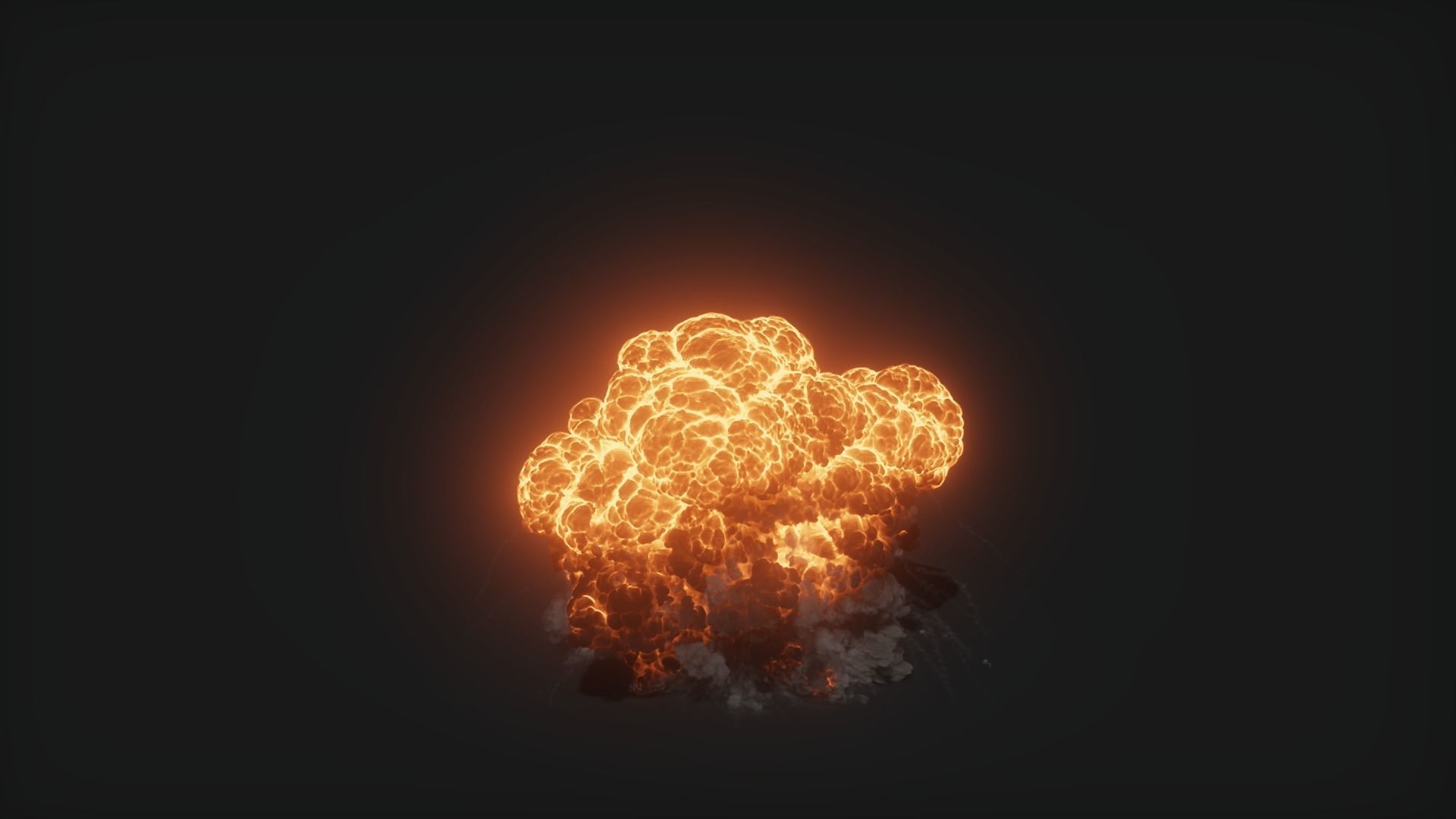 3D Oil Explosion Animation 3D model_22
