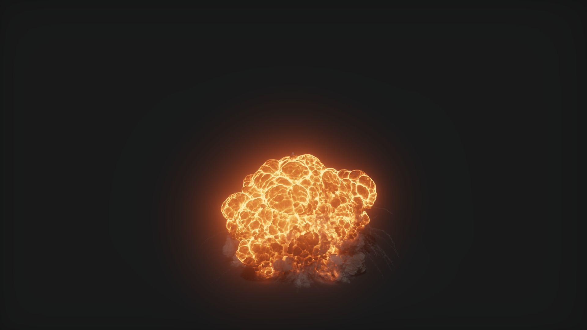 3D Oil Explosion Animation 3D model_31