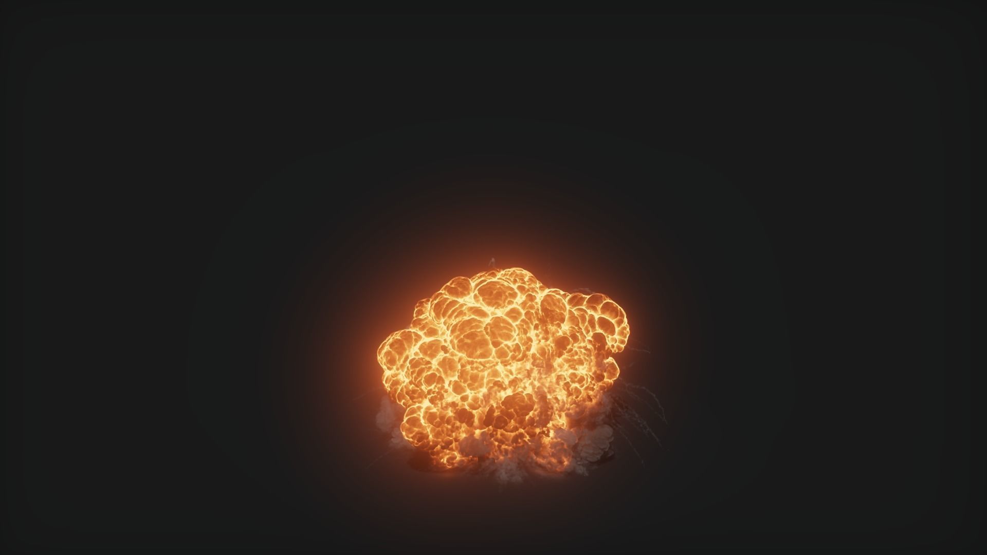 3D Oil Explosion Animation 3D model_24