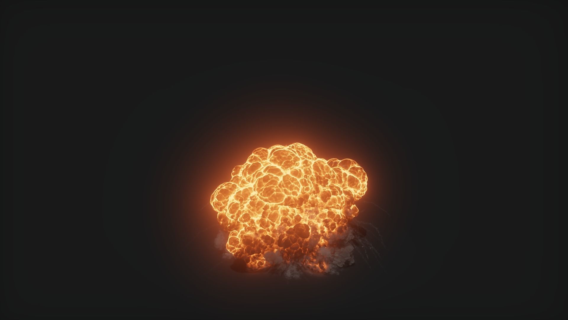 3D Oil Explosion Animation 3D model_27