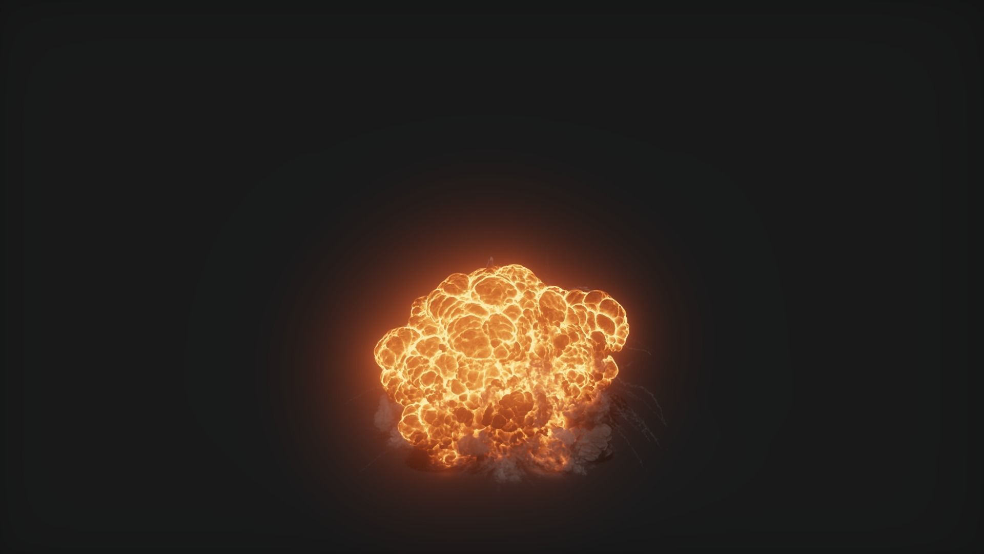 3D Oil Explosion Animation 3D model_30