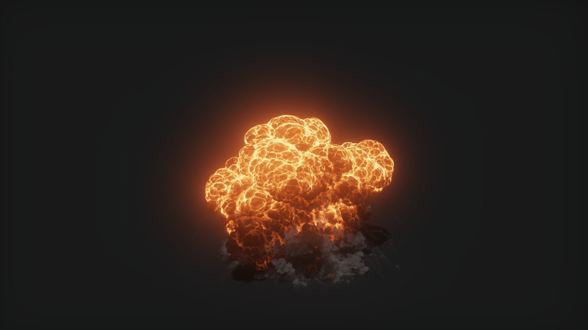 3D Oil Explosion Animation 3D model_40