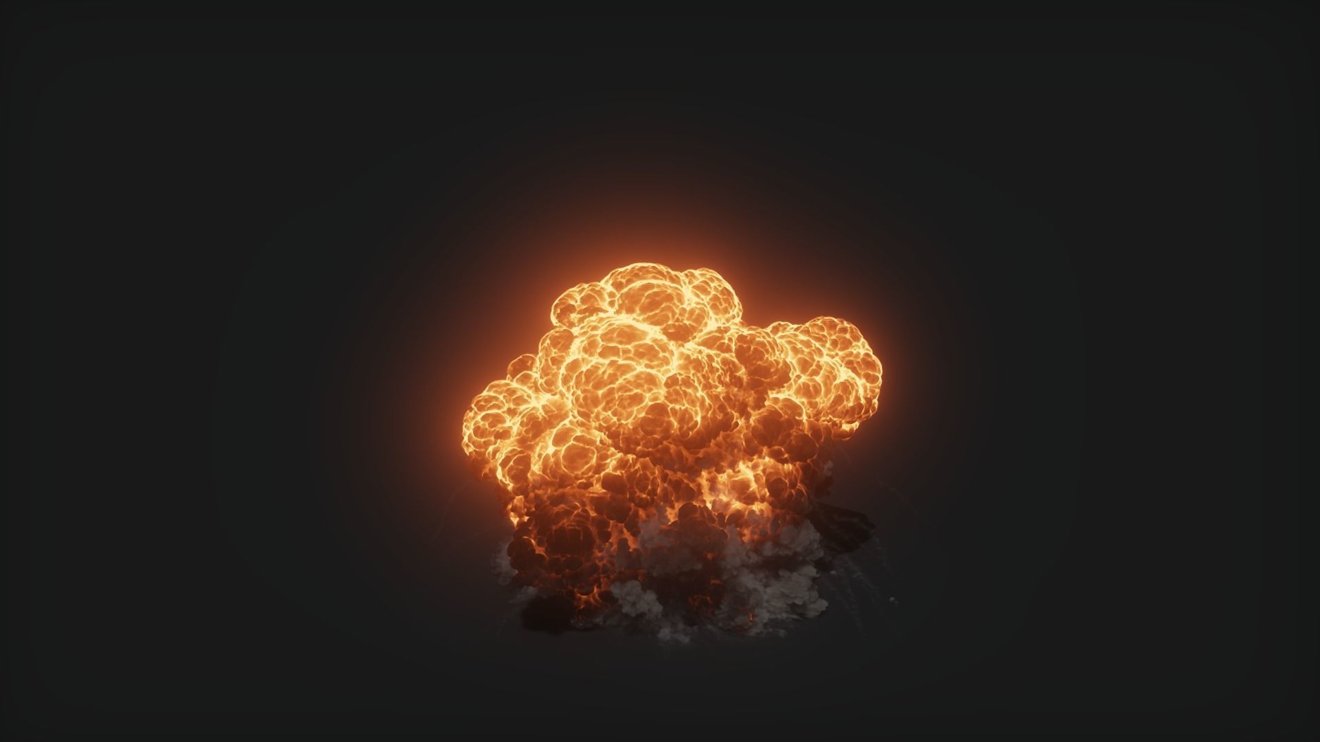 3D Oil Explosion Animation 3D model_52