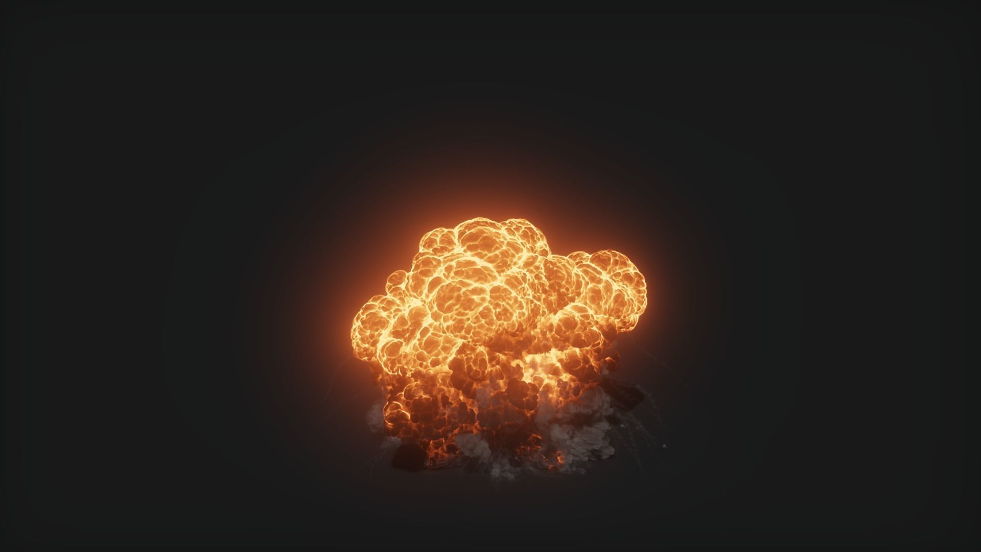 3D Oil Explosion Animation 3D model_19