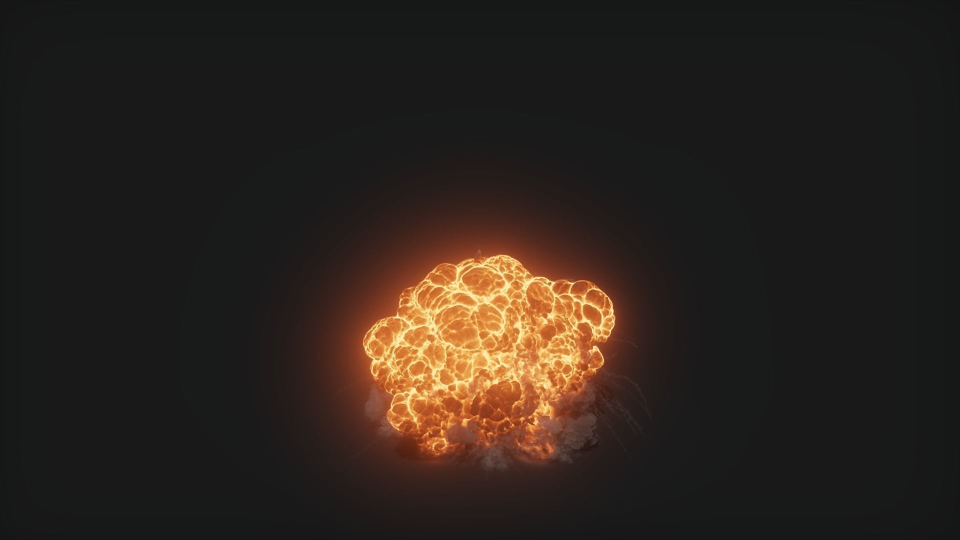 3D Oil Explosion Animation 3D model_26