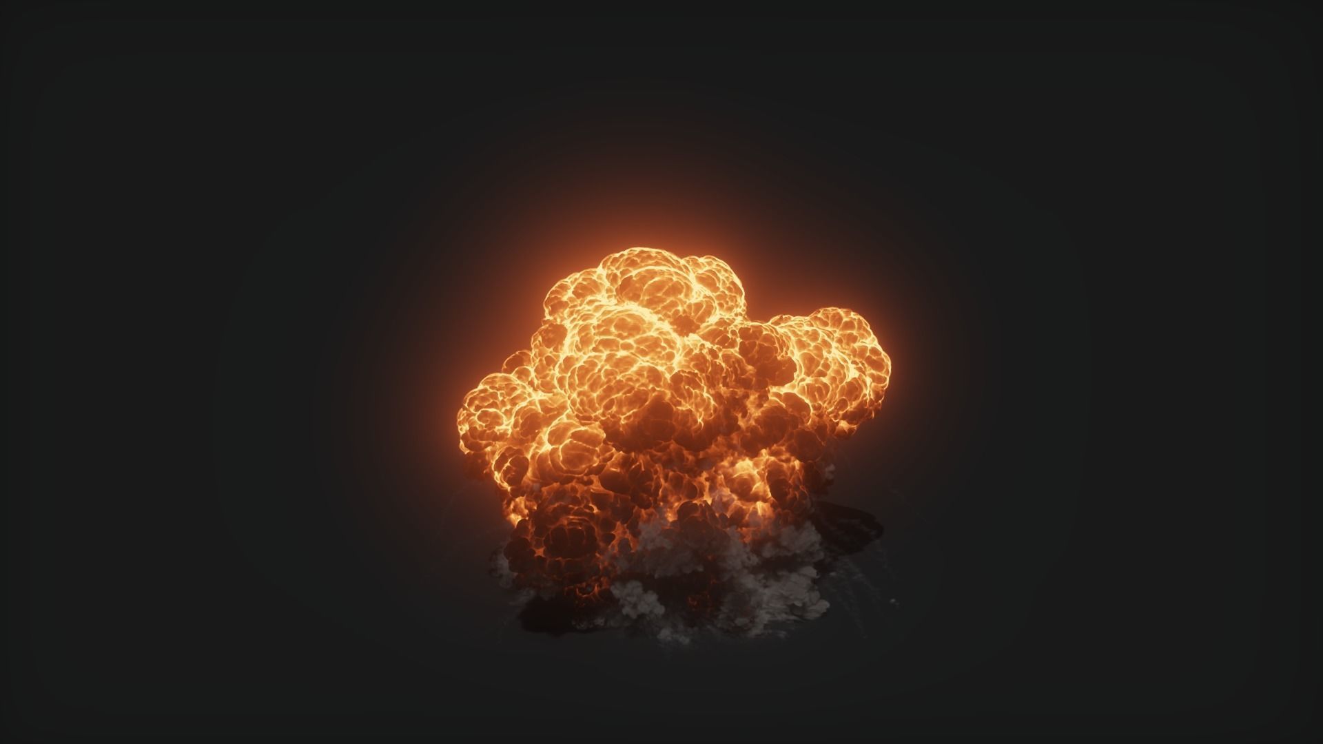 3D Oil Explosion Animation 3D model_48