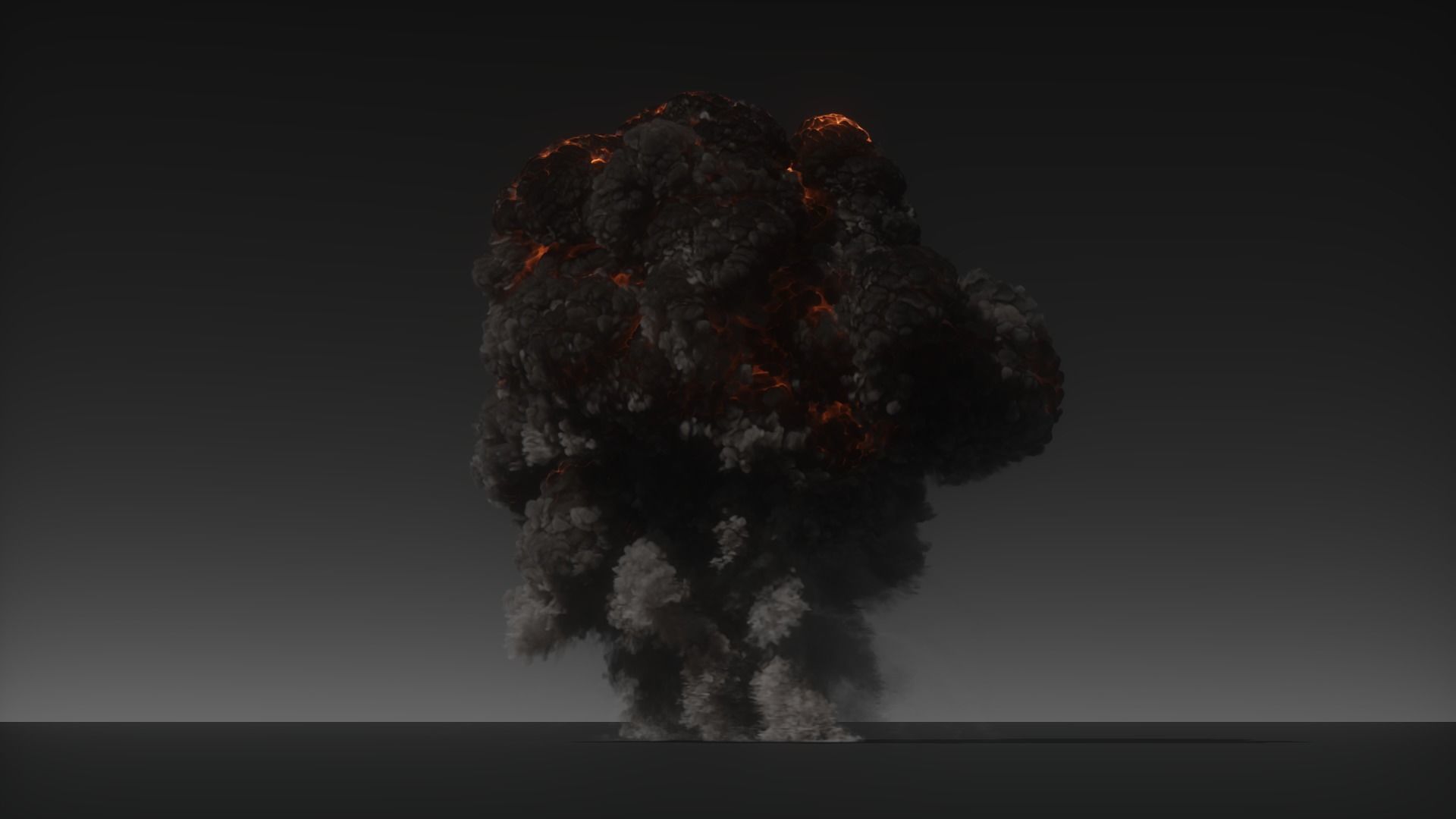 3D Oil Explosion Animation 3D model_10