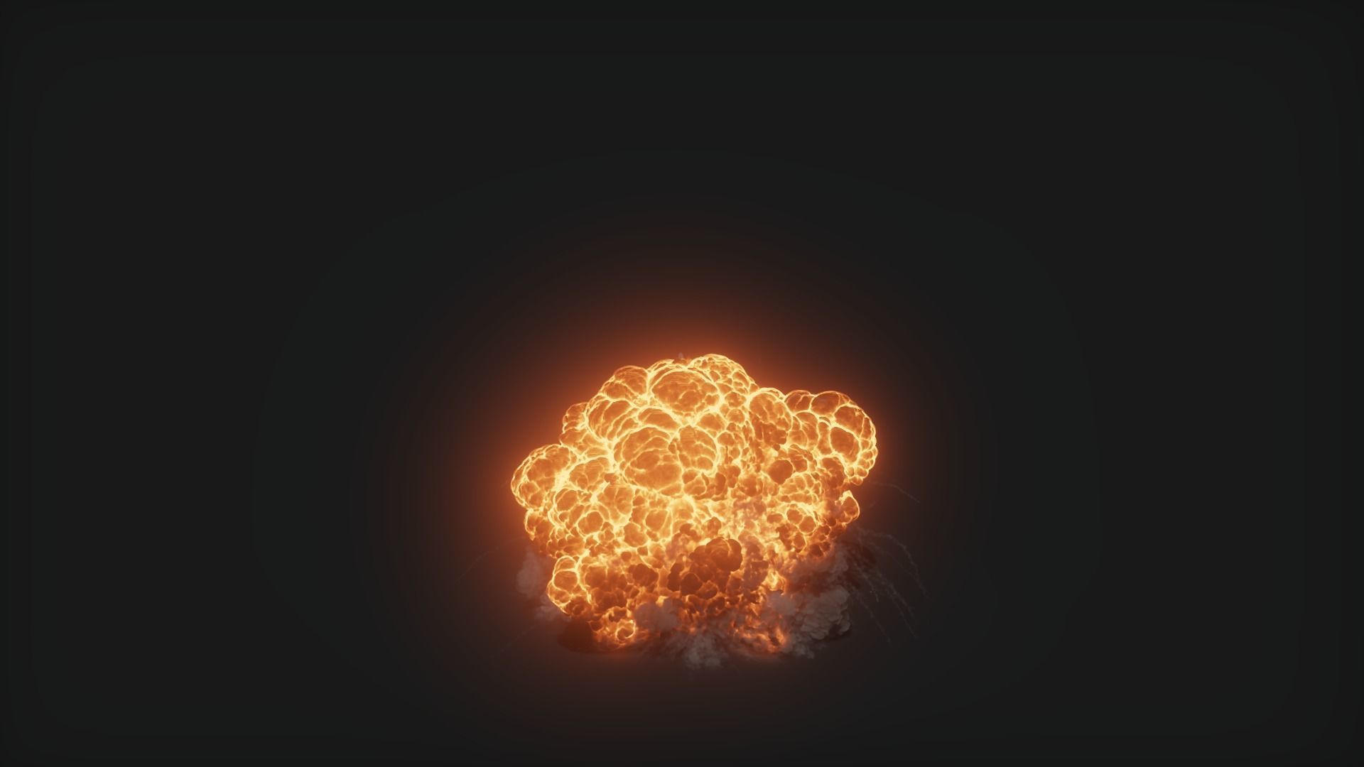 3D Oil Explosion Animation 3D model_17