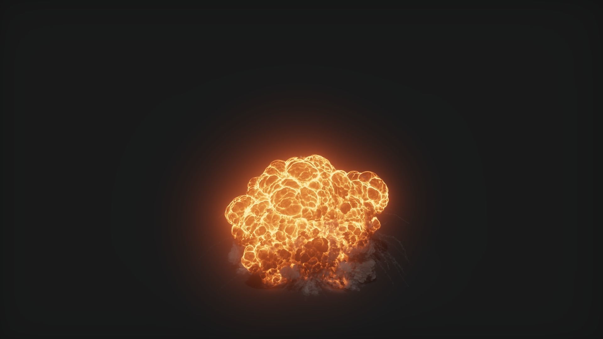 3D Oil Explosion Animation 3D model_33