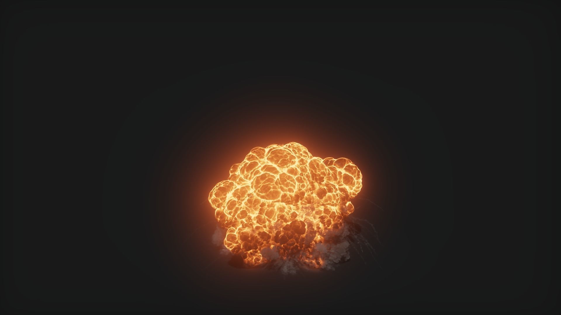 3D Oil Explosion Animation 3D model_36
