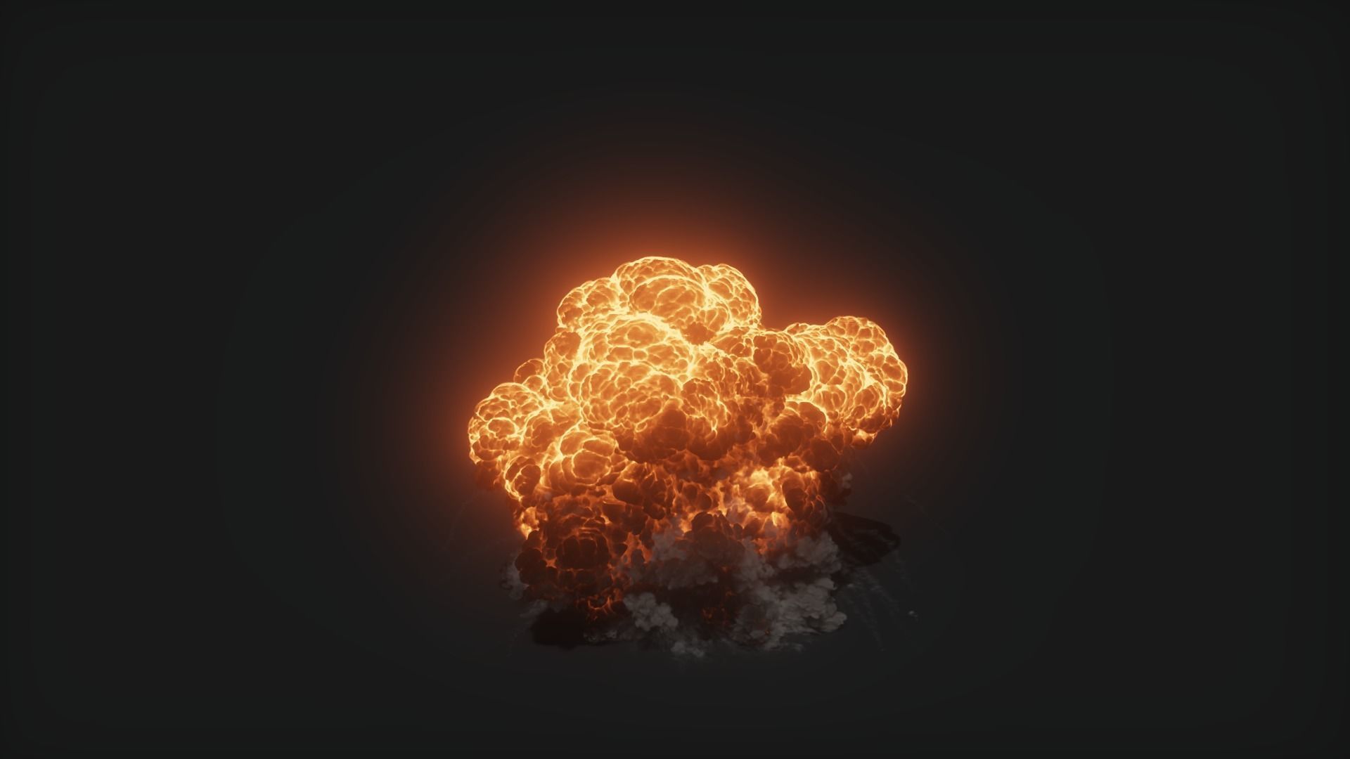 3D Oil Explosion Animation 3D model_41