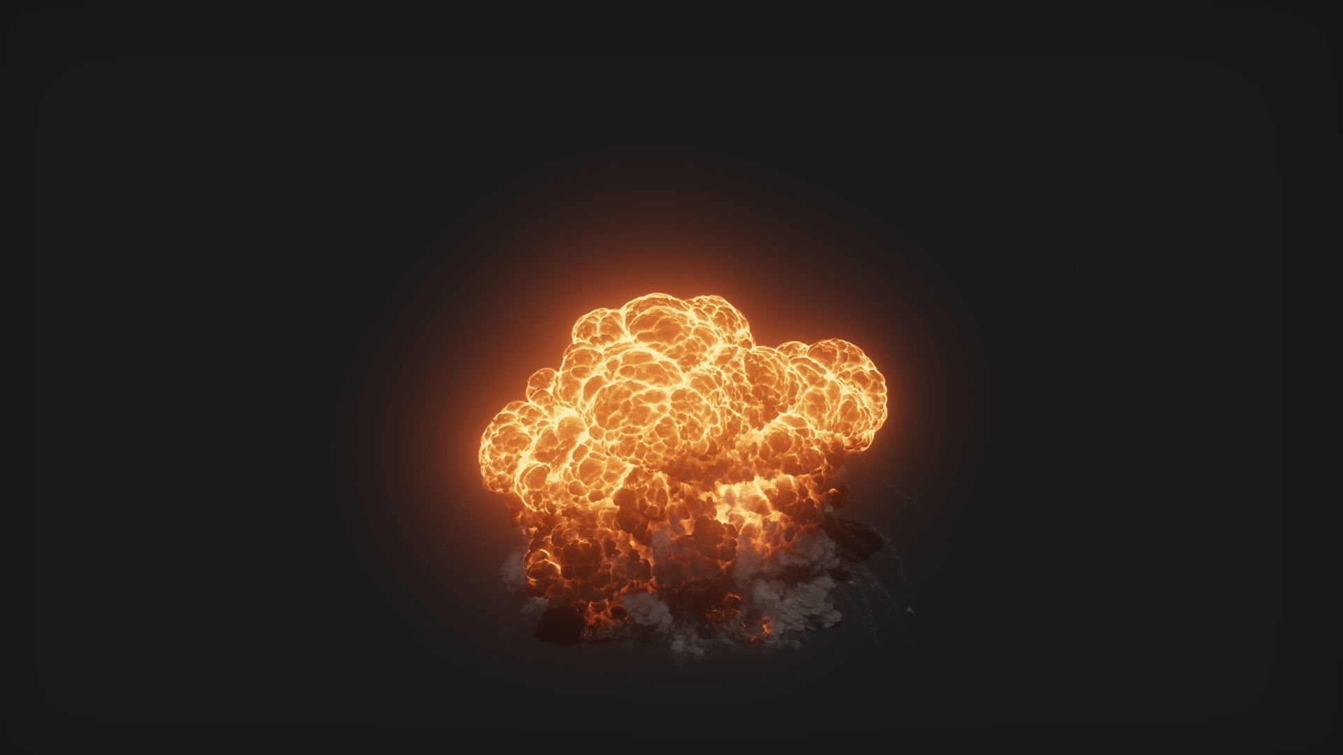3D Oil Explosion Animation 3D model_49