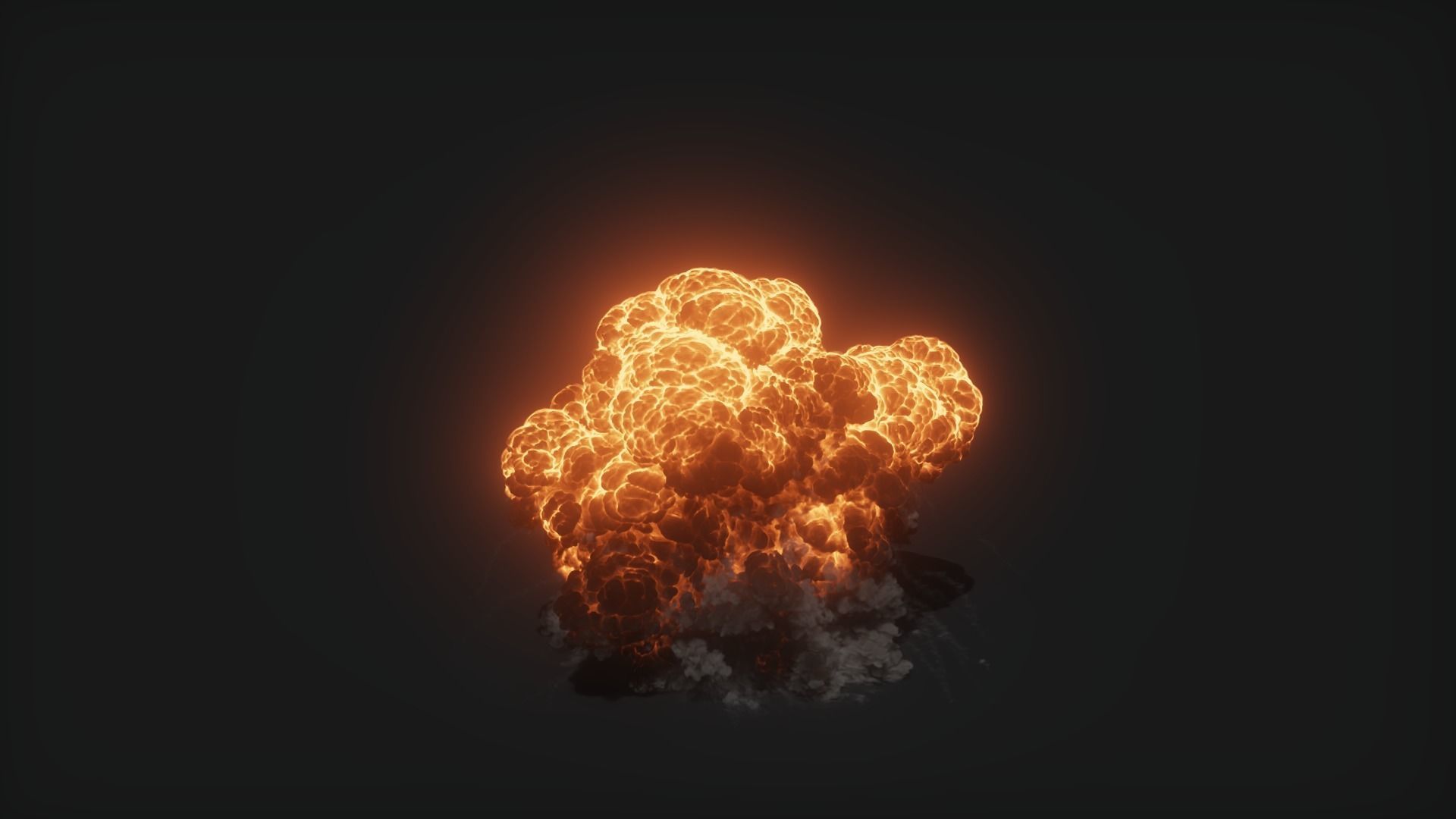 3D Oil Explosion Animation 3D model_13