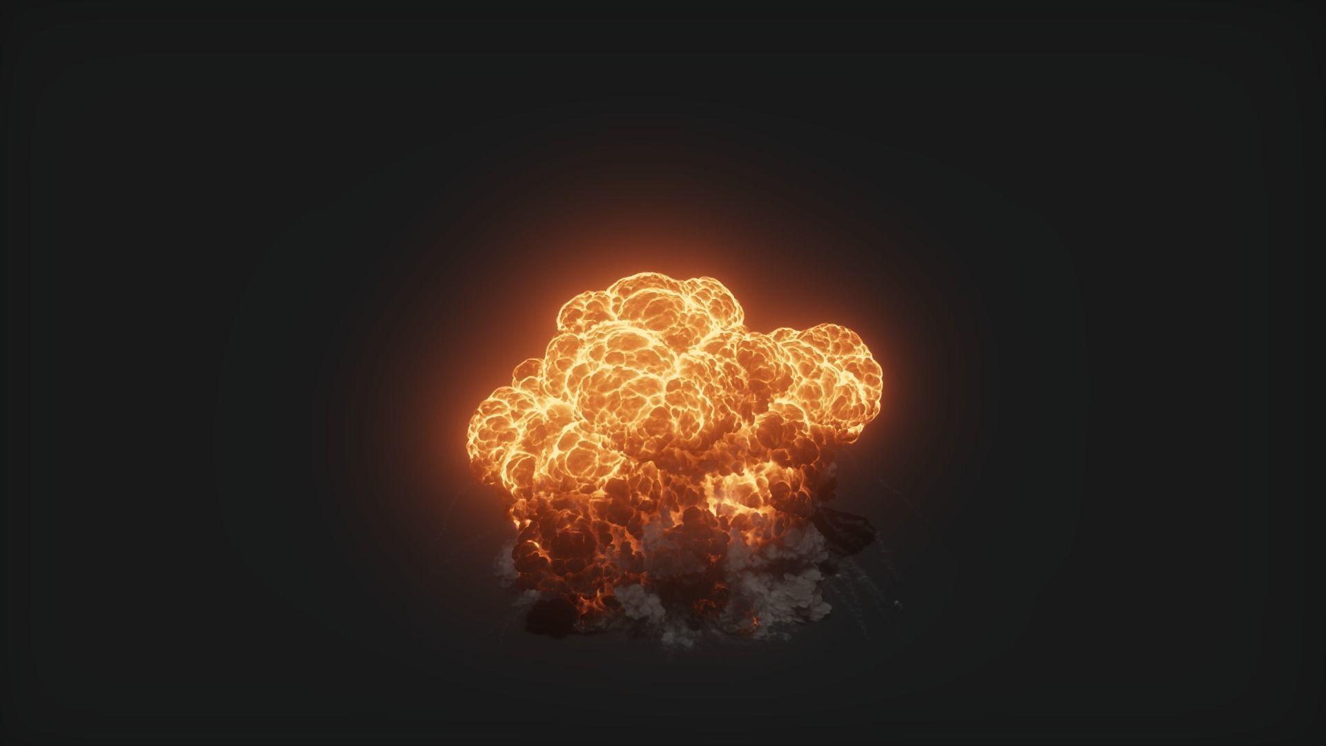 3D Oil Explosion Animation 3D model_28