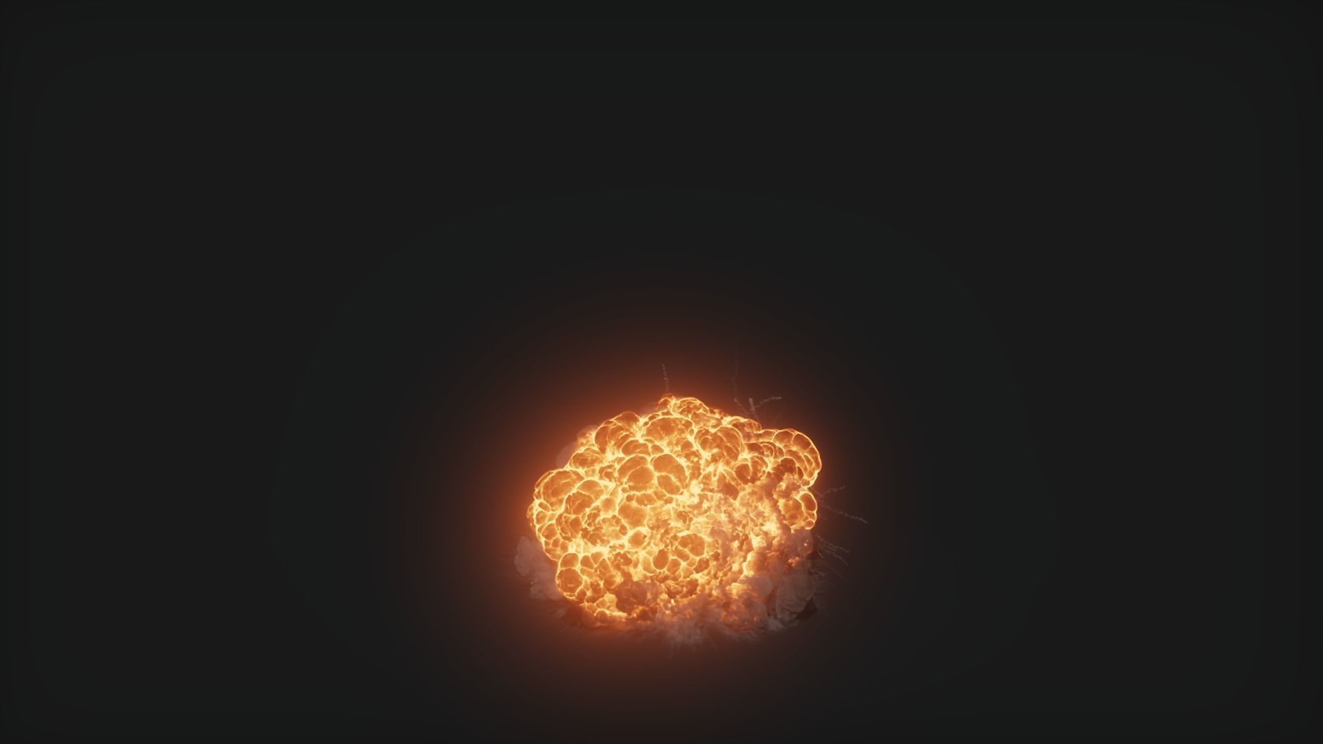 3D Oil Explosion Animation 3D model_14
