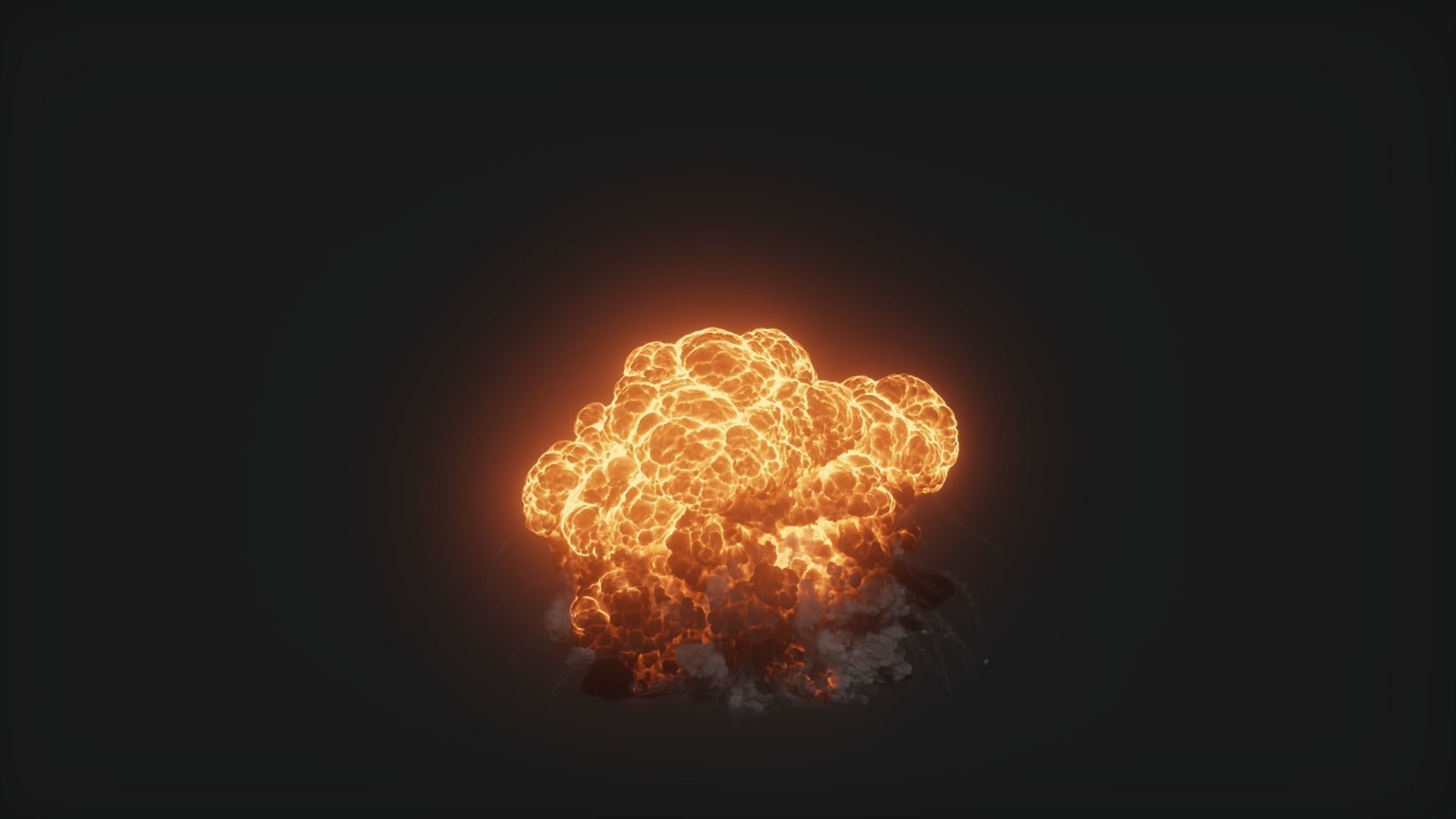 3D Oil Explosion Animation 3D model_16