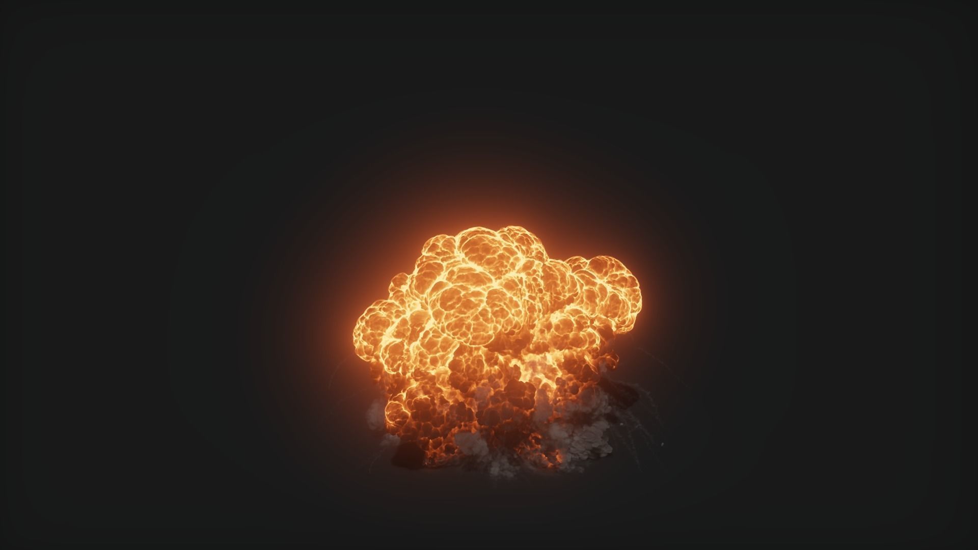 3D Oil Explosion Animation 3D model_46