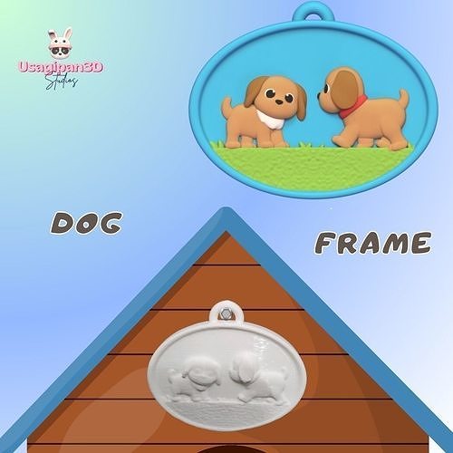 Dog Frame 3D print model