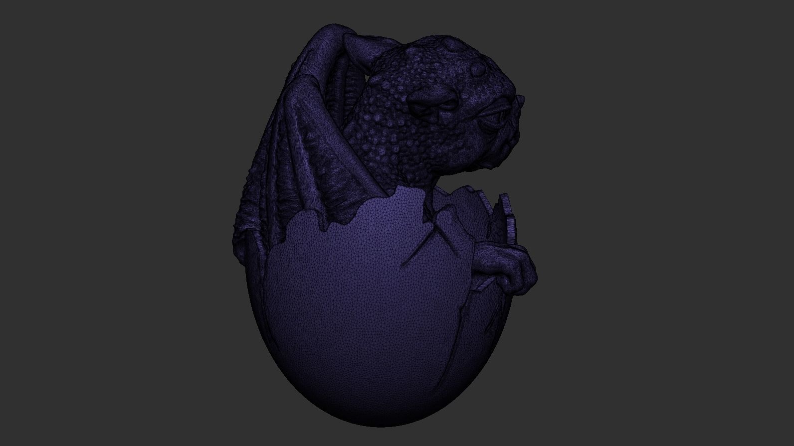 Newborn dragon 3D print model_47