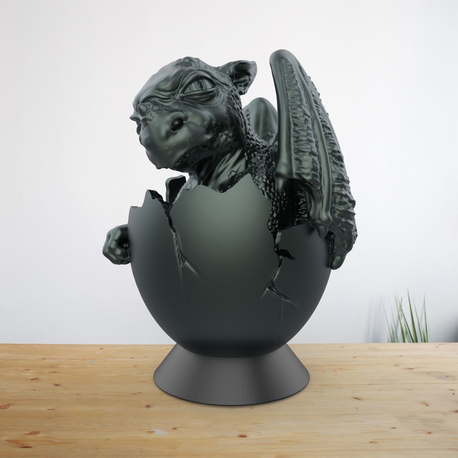 Newborn dragon 3D print model_1