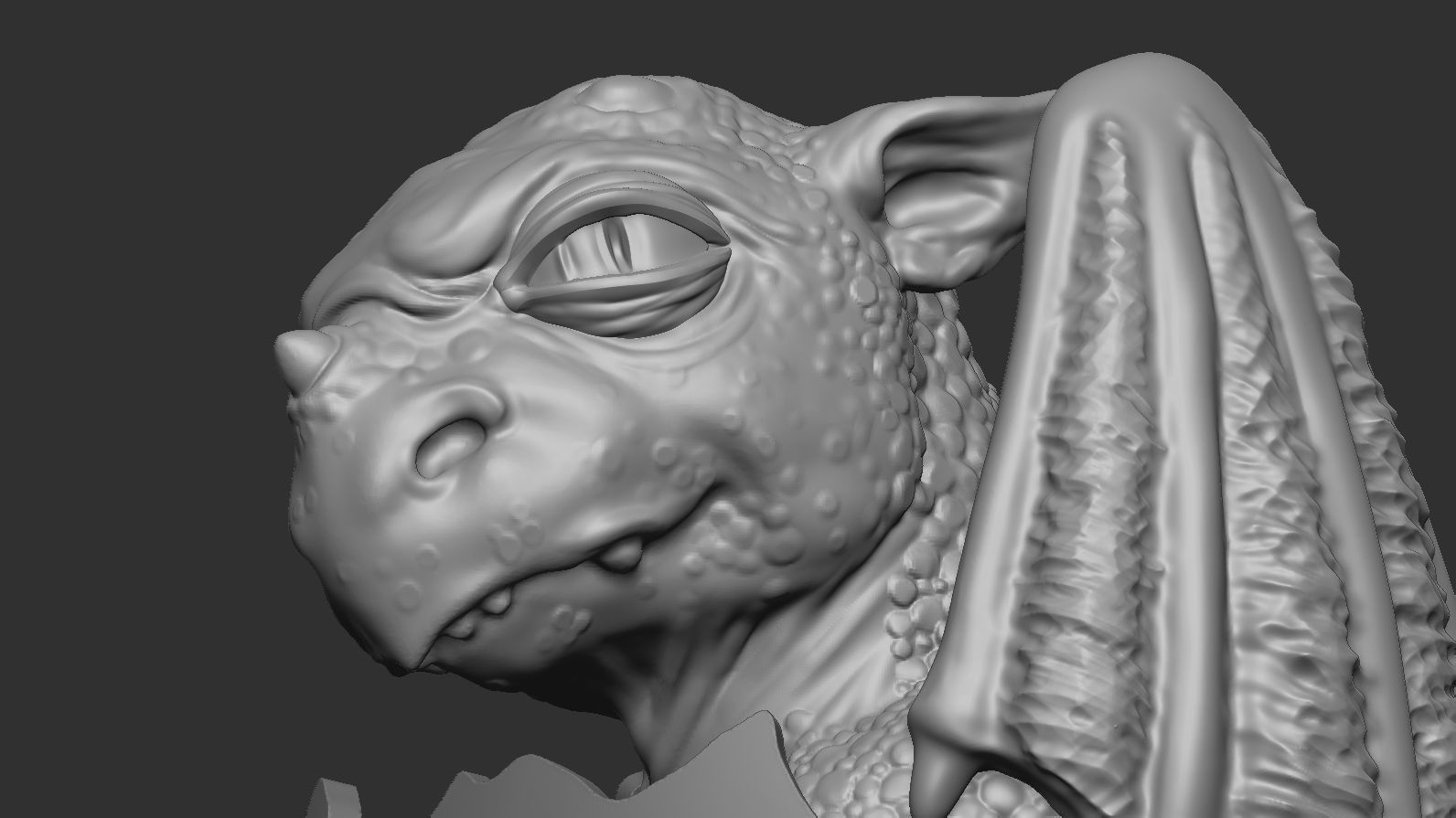 Newborn dragon 3D print model_31