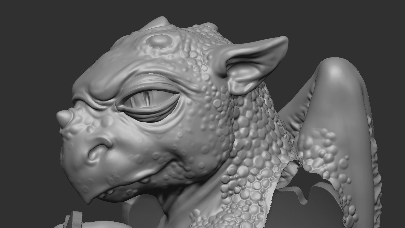 Newborn dragon 3D print model_34