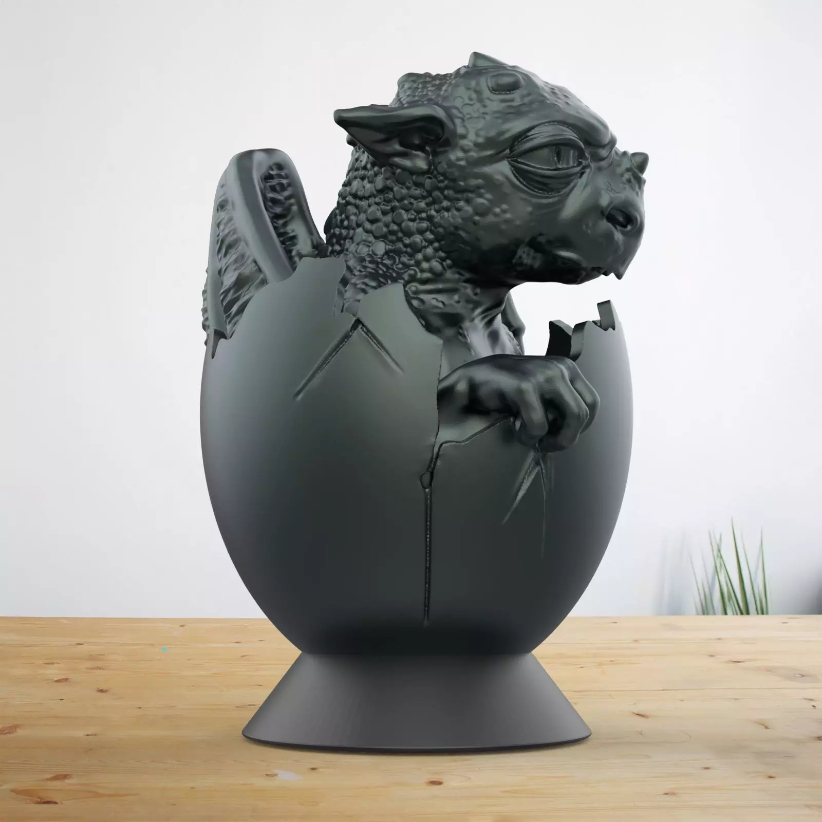Newborn dragon 3D print model_0