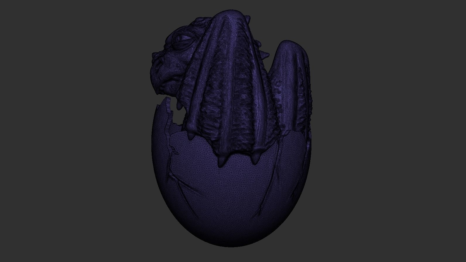 Newborn dragon 3D print model_45