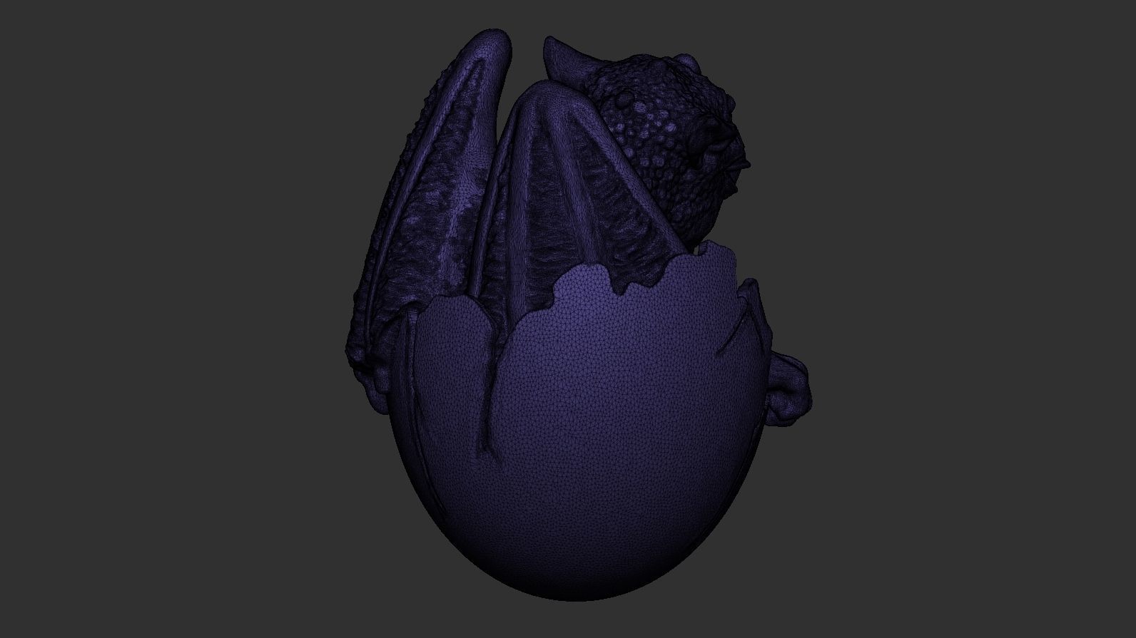 Newborn dragon 3D print model_46